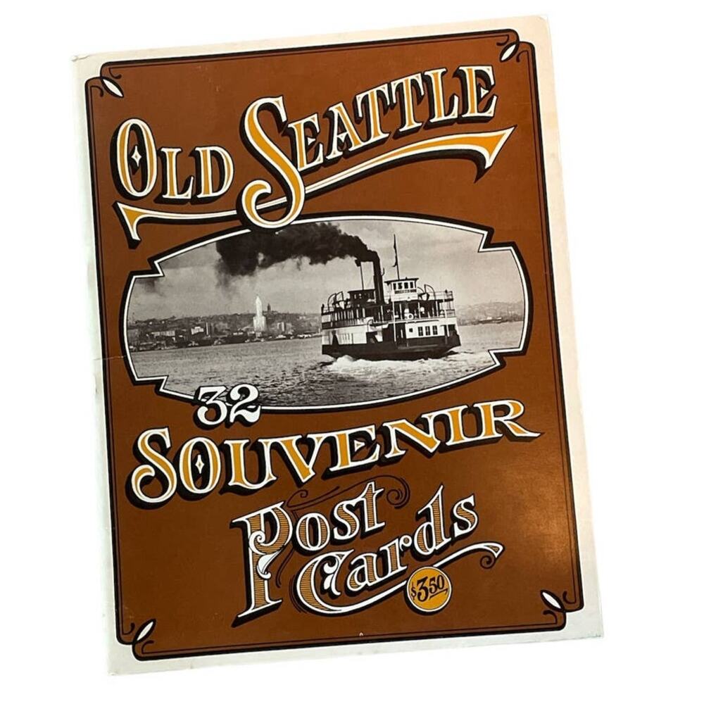 Seattle Vintage Souvenir 32 Historical Postcards Booklet